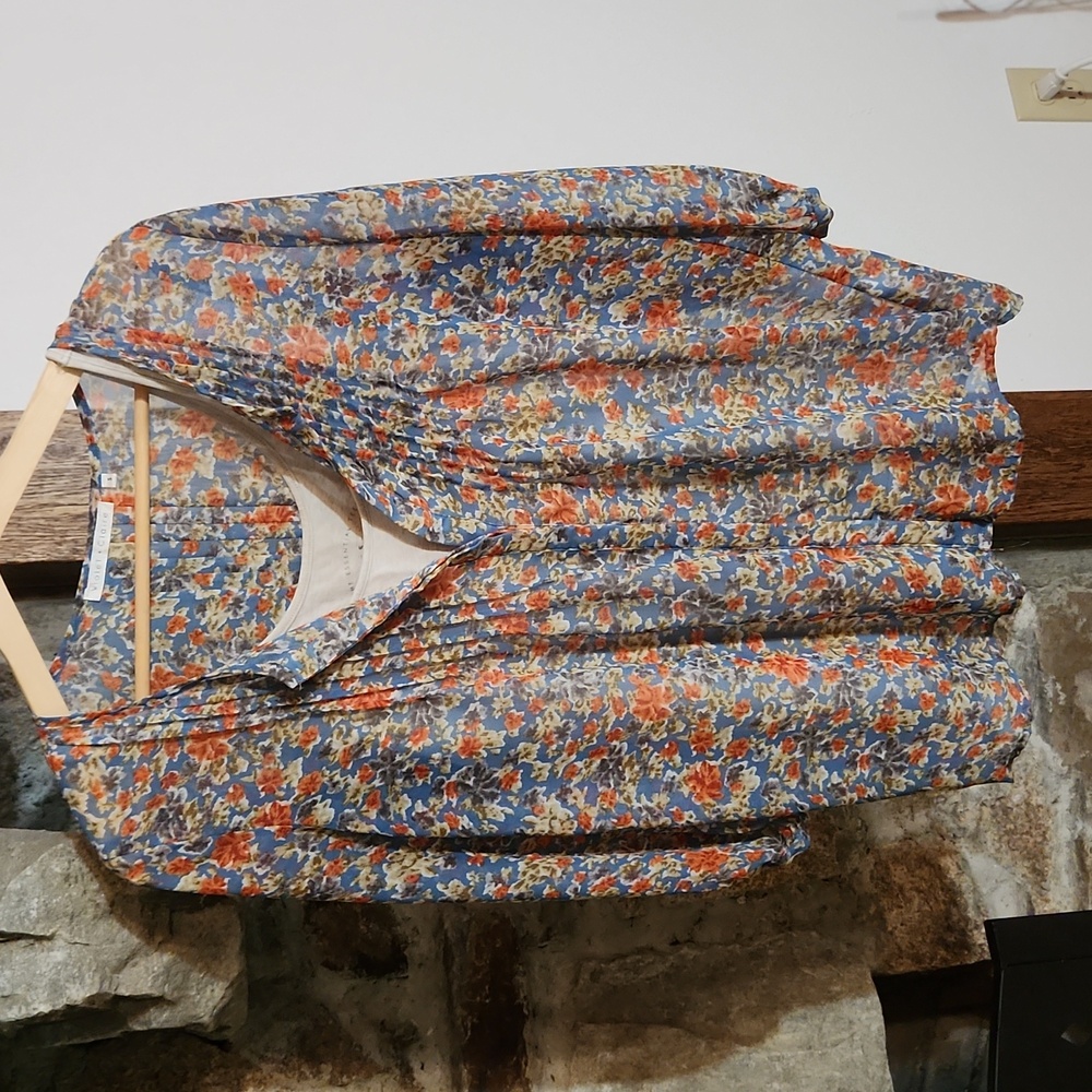 Violet + Claire floral boho blouse, size S